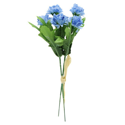 Künstliche Seidenblume "Baby Pom Pom Bündel Blau V24043-005"