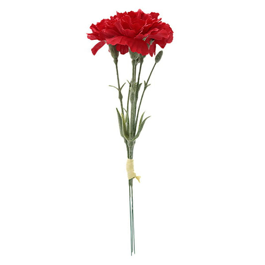 造花 シルクフラワー 『カーネーションの束 レッド V24143-003』