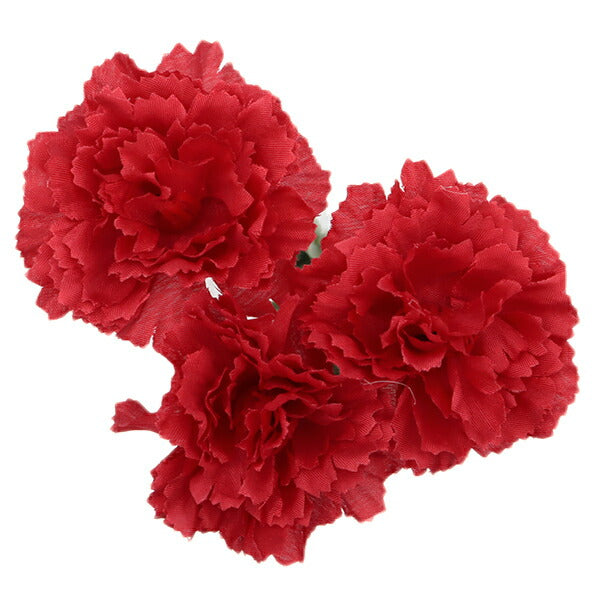 造花 シルクフラワー 『カーネーションの束 レッド V24143-003』