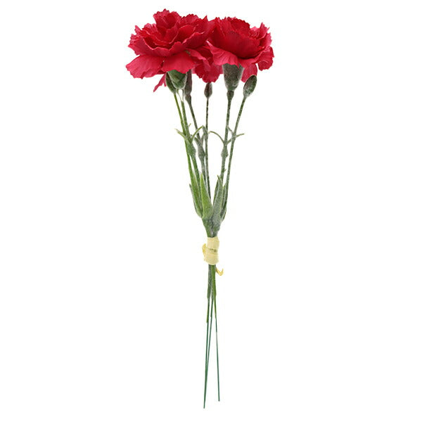 造花 シルクフラワー 『カーネーションバンドル レッド VE4187』
