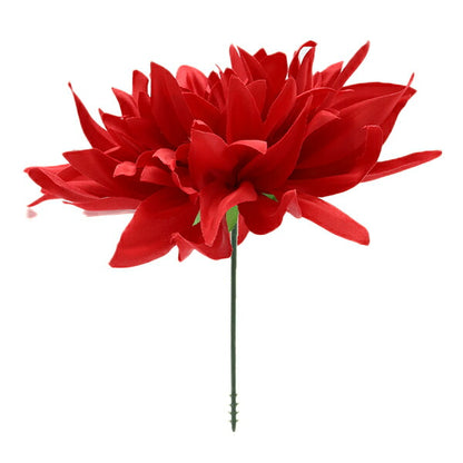 造花 シルクフラワー 『ダリアピック レッド VE4210』