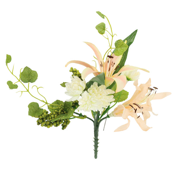 造花 シルクフラワー 『生け花風リリーミックスブッシュ FP-0872』