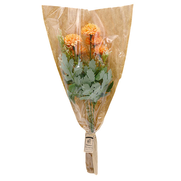 زهرة حرير صناعية ``باقة ورد أم برتقالية ZYJP2419-2" 【Yuzawayaمنتجات محدودة]