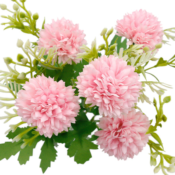 زهرة حرير صناعية "باقة ورد أمي وردي ZYJP2419-3"" 【Yuzawayaمنتجات محدودة]