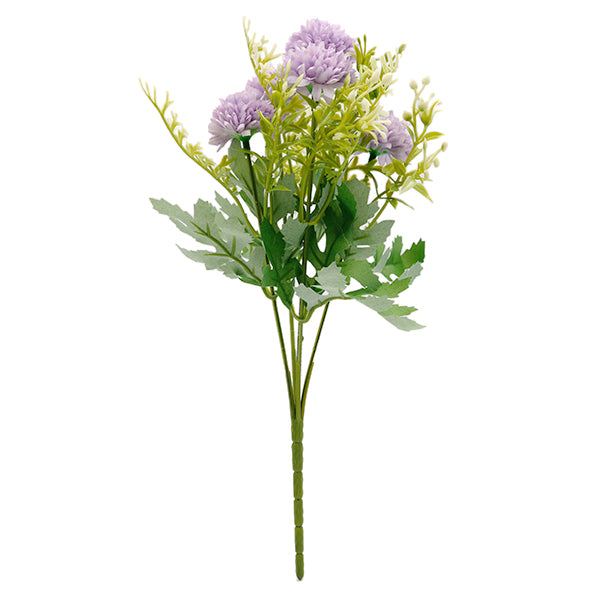 造花 シルクフラワー 『フラワーブーケ マム ラベンダー ZYJP2419-4』 【ユザワヤ限定商品】