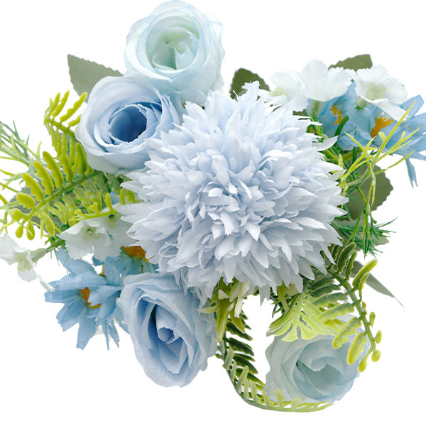 人造花丝绸花“花束Mamrose Saxes zyjp2437-2" 【Yuzawaya有限的产品]