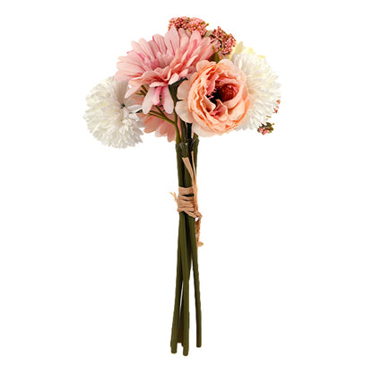 artificial flower silk flower "Gerbera Bundle White Pink FH24165”