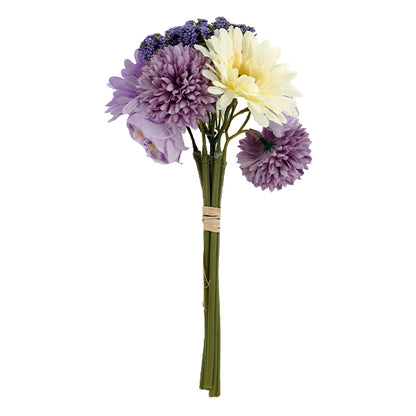 artificial flower silk flower "Gerbera Bundle White Purple FH24165”