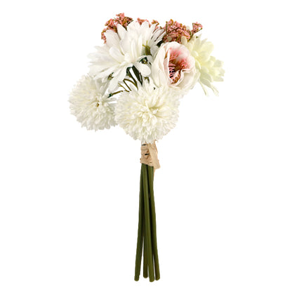 flor artificial flor de seda "Paquete de Gerberas Blancas FH24165”