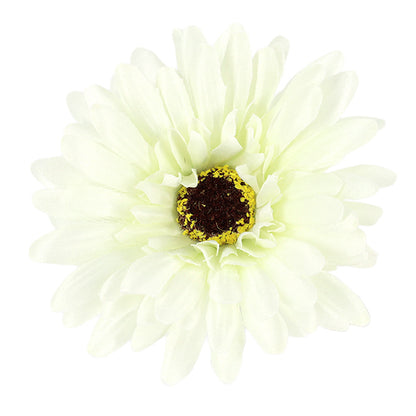 fiore artificiale fiore di seta "Fleur Deco Principessa Gerbera ca. Altezza 30 x Larghezza 10 cm Verde crema ZYFZJ2601-23'' [YuzawayaOriginale】