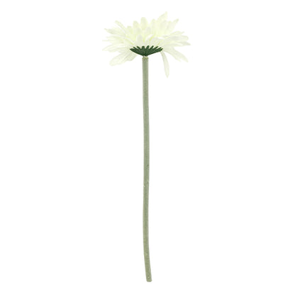 fiore artificiale fiore di seta "Fleur Deco Principessa Gerbera ca. Altezza 30 x Larghezza 10 cm Verde crema ZYFZJ2601-23'' [YuzawayaOriginale】