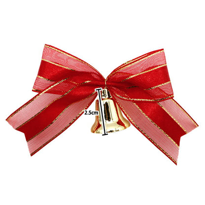 Weihnachtsverzierung "RasseFarbbandGlocke 25mm rot 3 Stück YZ15-16a" Prime