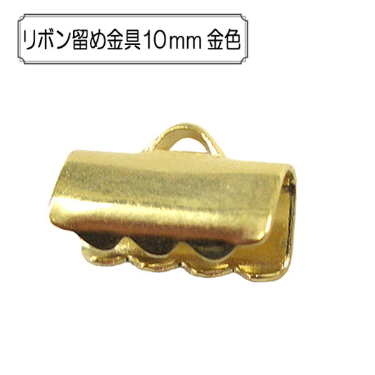 Kunsthandwerkshalterung "FarbbandCaserary -Klammer 10mm Goldfarbe "