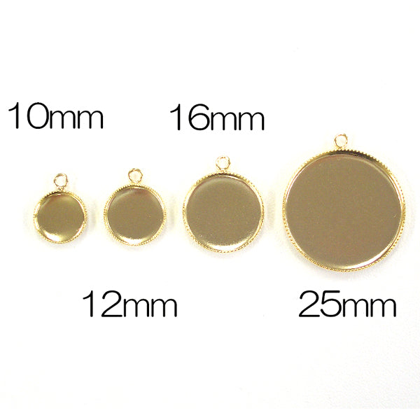 Handicraft bracket "Kang with a round plate 12mm silver"