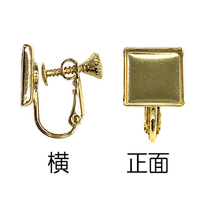 Ручной кронштейн «Серьги с рогатыми тарелками 10 мм золота»