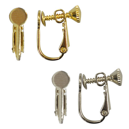 الأجهزة اليدوية "أقراط مستديرة زنبركية 5 مم ذهبية"