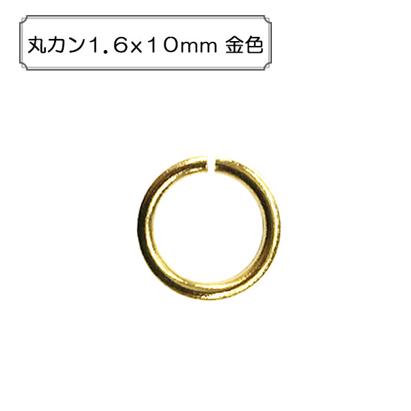 Kunsthandwerk "Maru Kan 1,6x10 mm Goldfarbe"