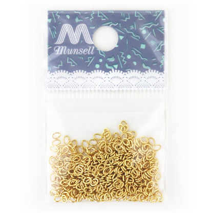 Kunsthandwerk Klammer "C kann 0,5x2x3mm Goldfarbe"