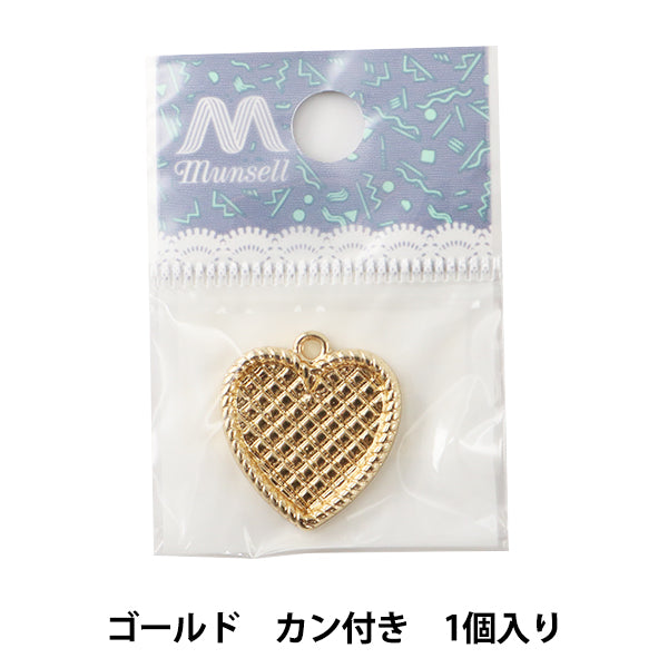 Handicraft bracket "1 with heart gold can"