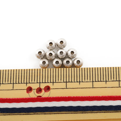 Support d'artisanat "Stardust Maru 4mm Silver 10 Pieces"