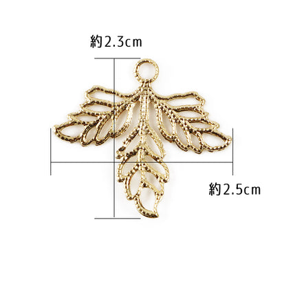 Bracket d'artisanat "Motif de plante à charme en métal # 10570 avec or Gold G Can"