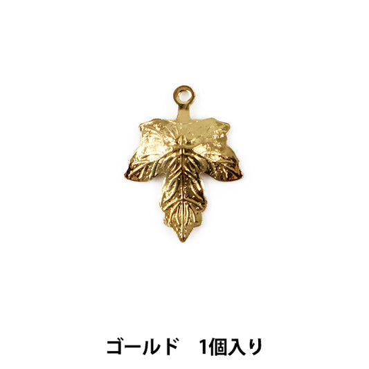 수예브래킷 "금속 매력 식물 모티프 #10574가 금 Gold G Can"