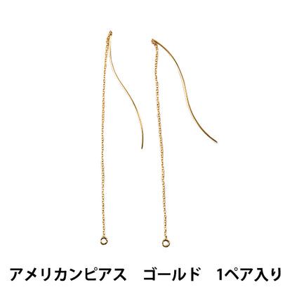 수예브래킷 "아메리칸 귀걸이 웨이브 골드 골드 g"