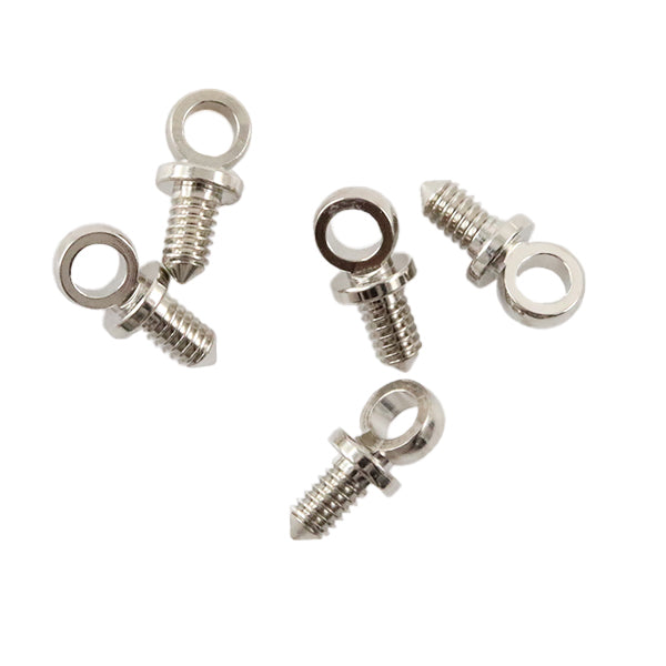 手芸金具 『ヒートン 3皿ネジ芯 シルバー 5個』