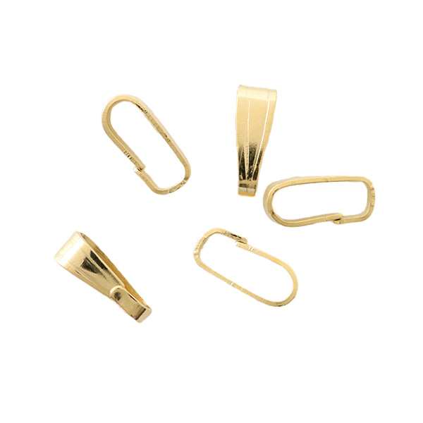 手芸金具 『スジ入りバチカン 大 ゴールド 5個入り』