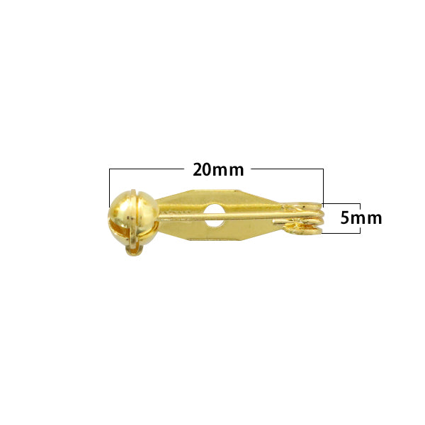 手芸金具 『回転ブローチ 20mm ゴールド 7個入り』 – Yuzawaya