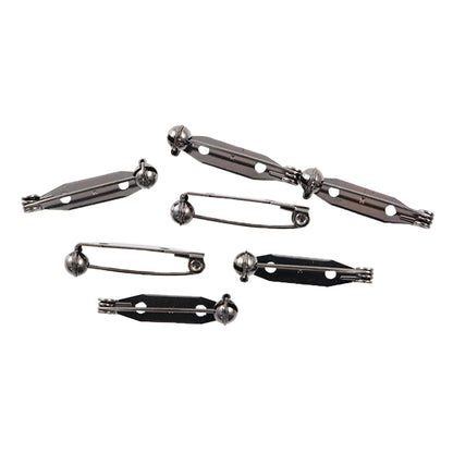 手芸金具 『回転ブローチ 28mm ブロンズ 7個入り』