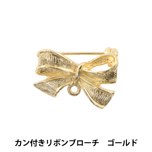 手工艺支架丝带Brouch Gold＃1042]