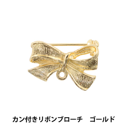 手工艺支架丝带Brouch Gold＃1042]