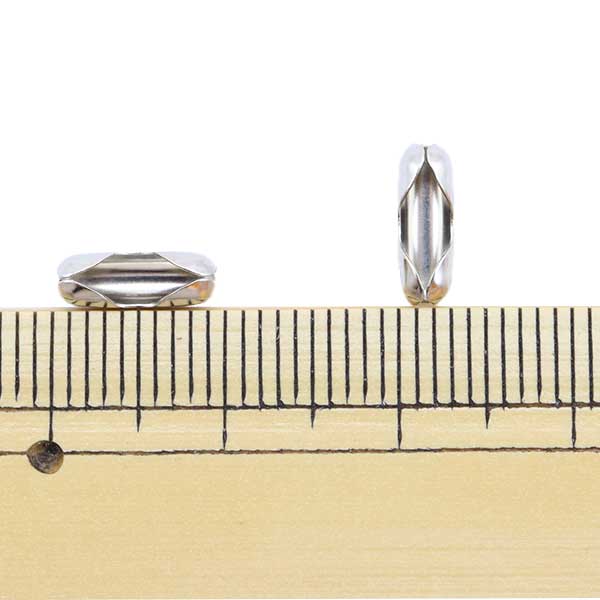 Кронштейн "разъем 2,3 мм серебряный 4 штуки"