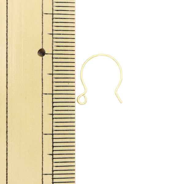 Support de piercing "boucles d'oreilles à crochet Gold 4 paires"