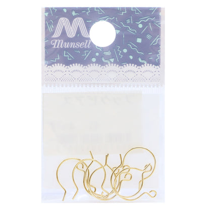 Support de piercing "boucles d'oreilles à crochet Gold 4 paires"