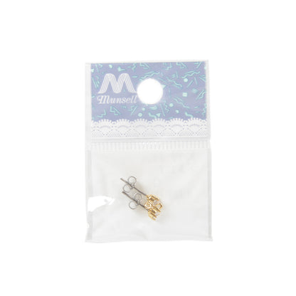 Bracket Piercing "Titan Pierce Zirconia Gold 1 paire"