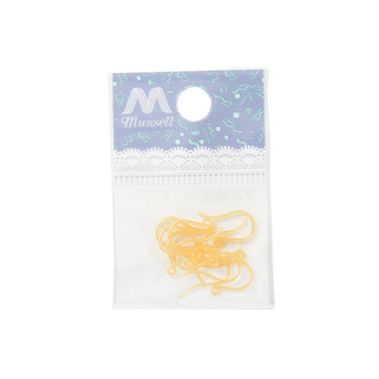 أقراط زينة "أقراط راتنج على شكل حرف U ذهبية 5 أزواج"