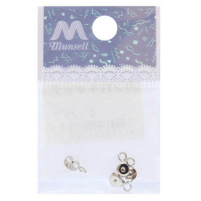 ピアス金具 『カン付キャッチ シルバー 2ペア』