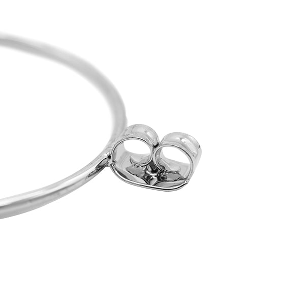 Piercing bracket "Design Catch #2 Round Hoop Silver"