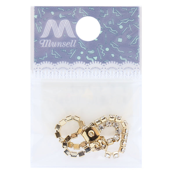 Пронзительный кронштейн "Дизайн ловко № 3 Claw Crystal Gold"