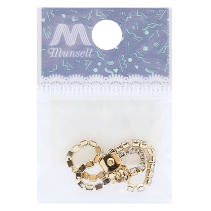 Пронзительный кронштейн "Дизайн ловко № 3 Claw Crystal Gold"