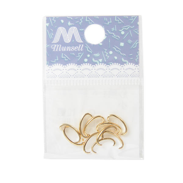 Soporte de artesanía "Vaticano ovalado de oro pequeño 10 piezas"