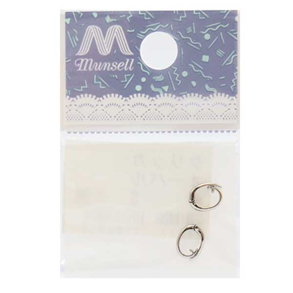 Soporte de artesanía "Clicker Oval Silver 2 piezas"