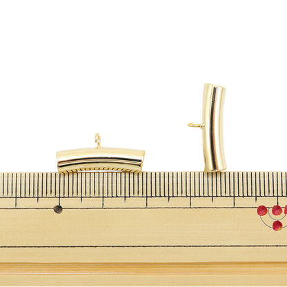 Support d'artisanat "Pipe avec canne à 4 mm d'or"