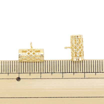 Handicraft bracket "Chan with Pipe Pipe Small Gold 2 pieces"