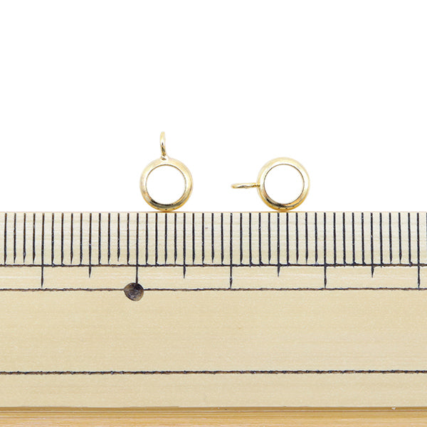 تركيبات مشغولات يدوية "خاتم كومارو مع خاتم داخلي 4 ملم ذهبي 5 قطع"