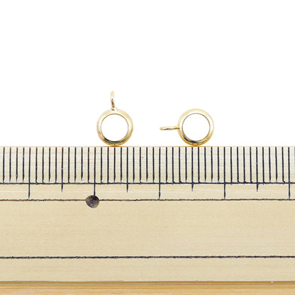 تركيبات مشغولات يدوية "خاتم كومارو مع خاتم داخلي 4 ملم ذهبي 5 قطع"