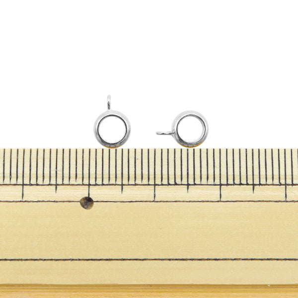 Kunsthandwerk Klammer "4 mm in 4 mm Silber mit Komaru -Ringdose"