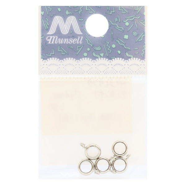 Kunsthandwerk Klammer "4 mm in 4 mm Silber mit Komaru -Ringdose"